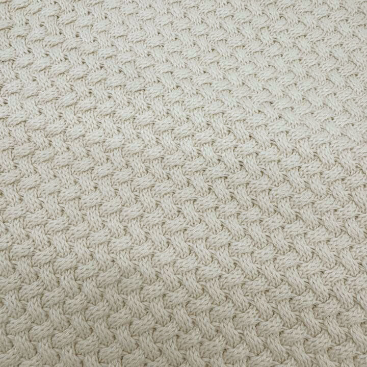 オーガニックピュアコットン 　ベビーニットブランケット  (100 x 80 cm)