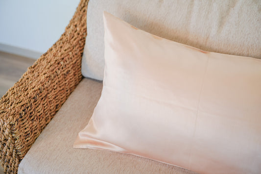 ハーブ染め枕カバー（はす繊維）